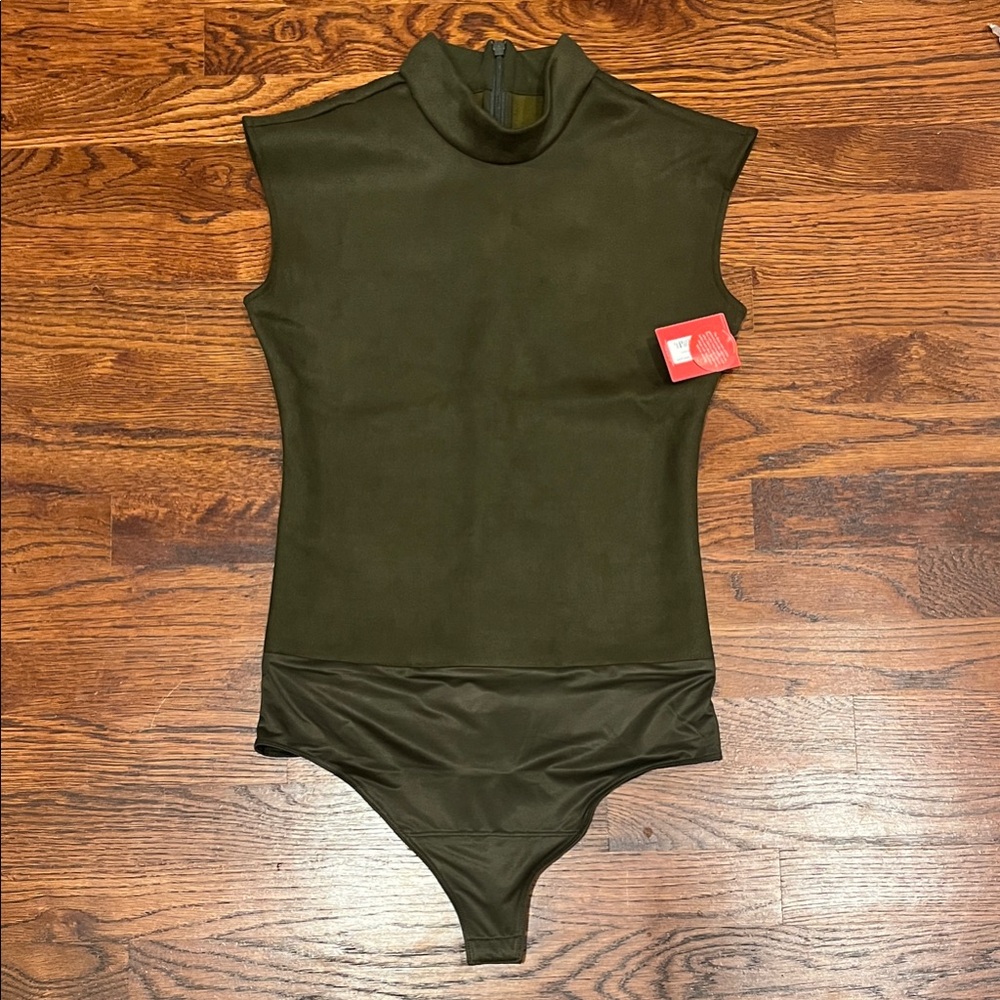 SPANX Women's Dark Olive Green Bodysuit
